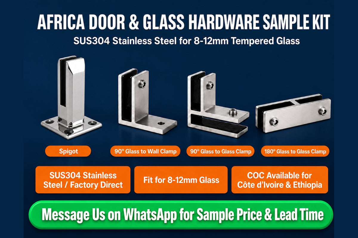 AFRICA GLASS HOLDER 304SUS SPIGOT SAMPLE KIT