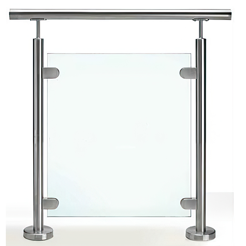 Stainless Steel Round Glass Railing Post