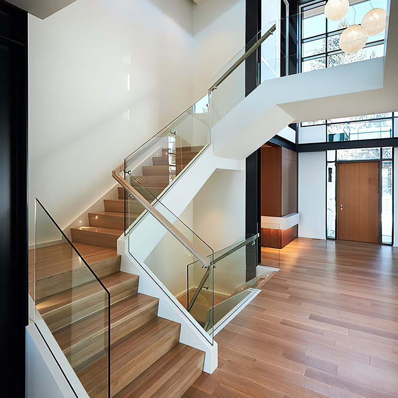 Aluminum Base Shoe Glass Railing System（Side Mounted）