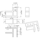 Stainless Steel Glass Clamp