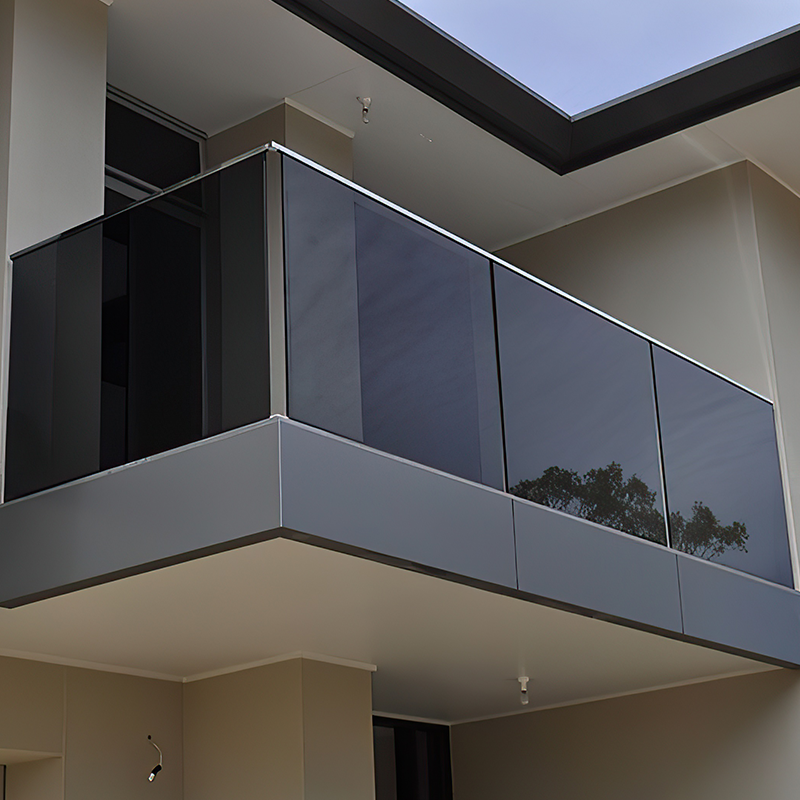 Aluminum Base Shoe Glass Railing System（Surface Mounted）