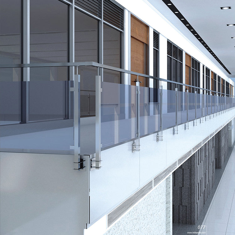 Stainless Steel Side Mounted Glass Railing Post