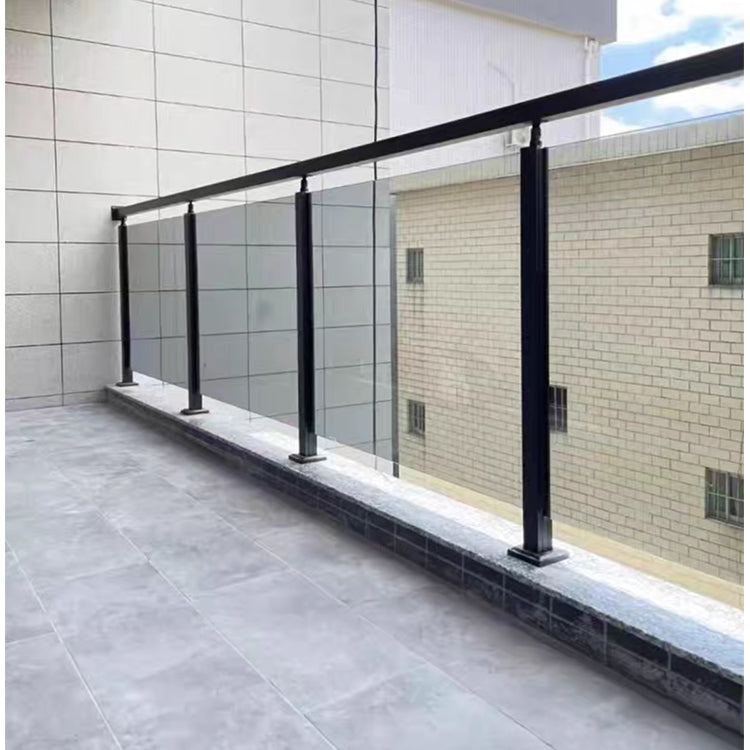 Stainless Steel Square Glass Railing Post
