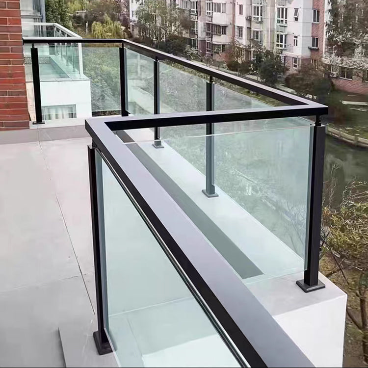 Stainless Steel Square Glass Railing Post
