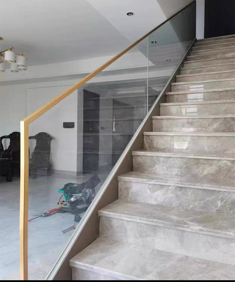 Aluminum Base Shoe Glass Railing System（Side Mounted）