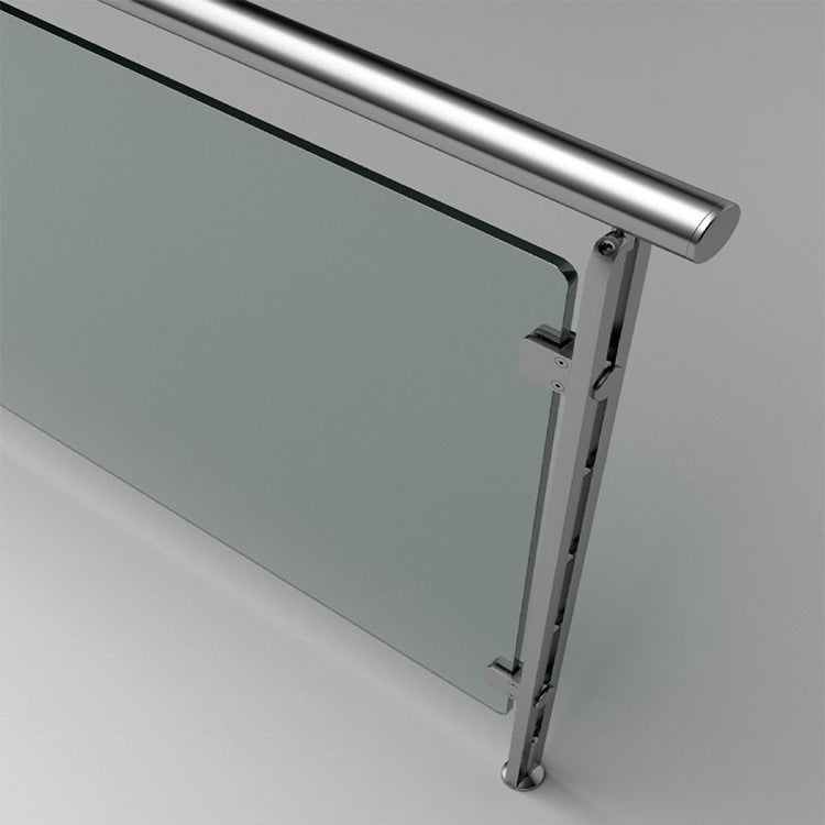 Stainless Steel Round Glass Railing Post