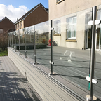 Stainless Steel Round Glass Railing Post