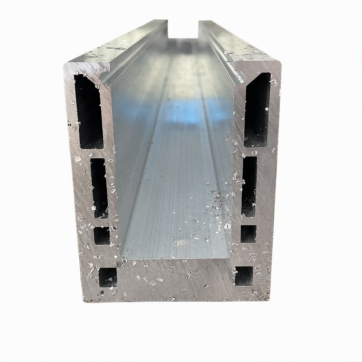 Side-Mounted Aluminum Glass Railing Base Shoe for Premium Engineering Projects