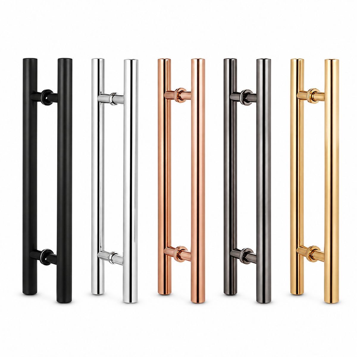 600 mm 304 Stainless Steel Round Pull Handle for Wood & Glass Doors