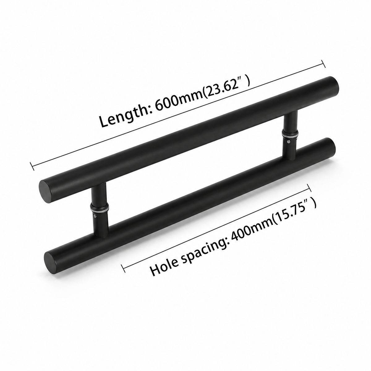 600 mm 304 Stainless Steel Round Pull Handle for Wood & Glass Doors